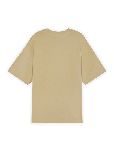 T-shirt Oversize Con Toppa Con Testa Di Volpe