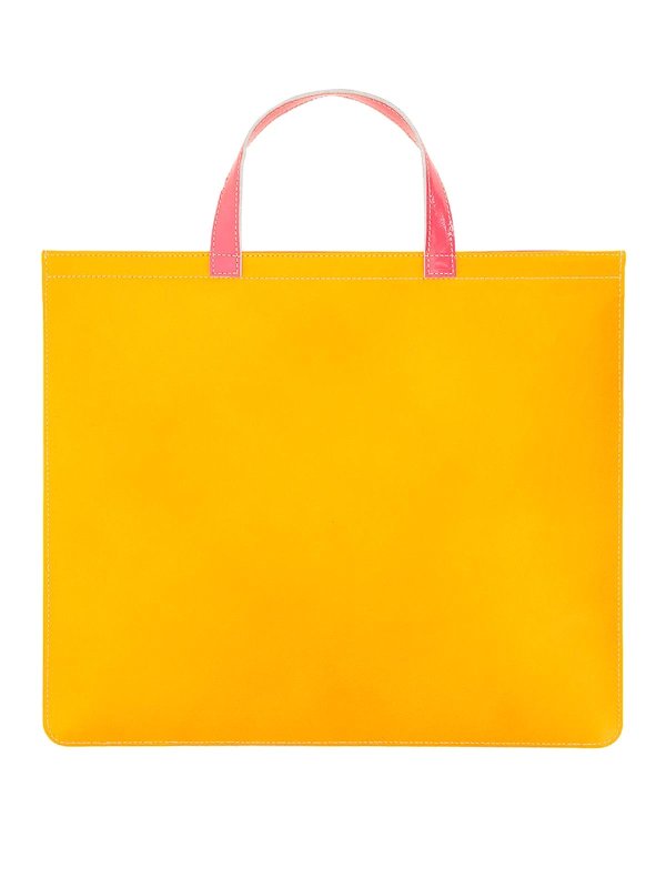 Borsa Tote In Pelle Super Fluo