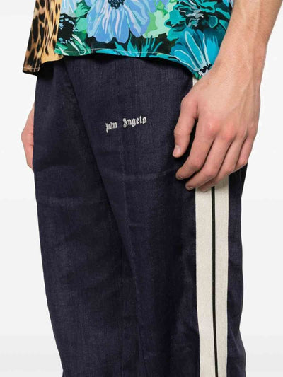 Pantaloni Con Dettagli A Righe