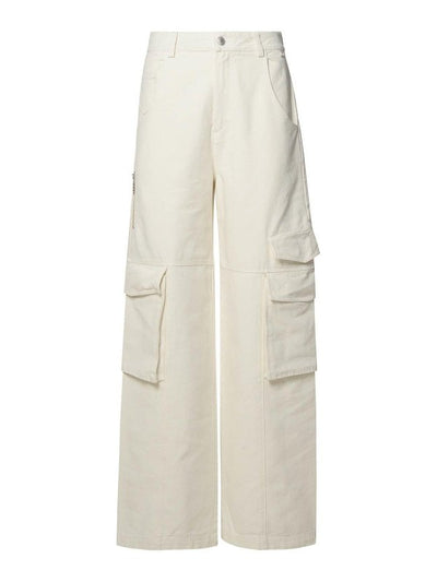 Jeans In Cotone Bianco