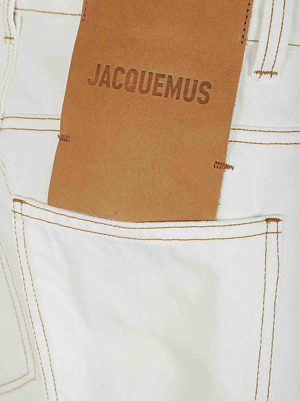 Jeans In Denim Bianco