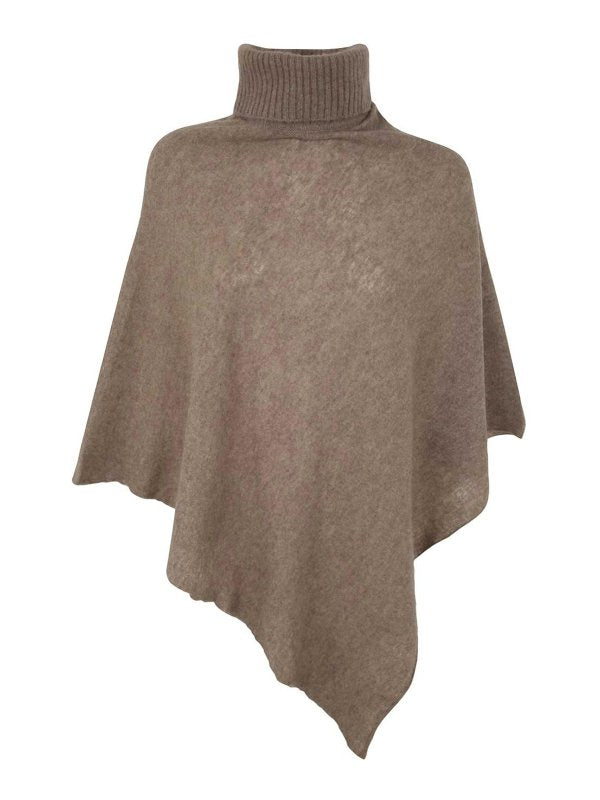 Polo Neck Poncho