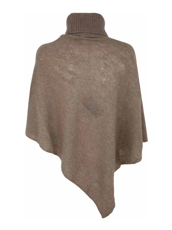 Polo Neck Poncho