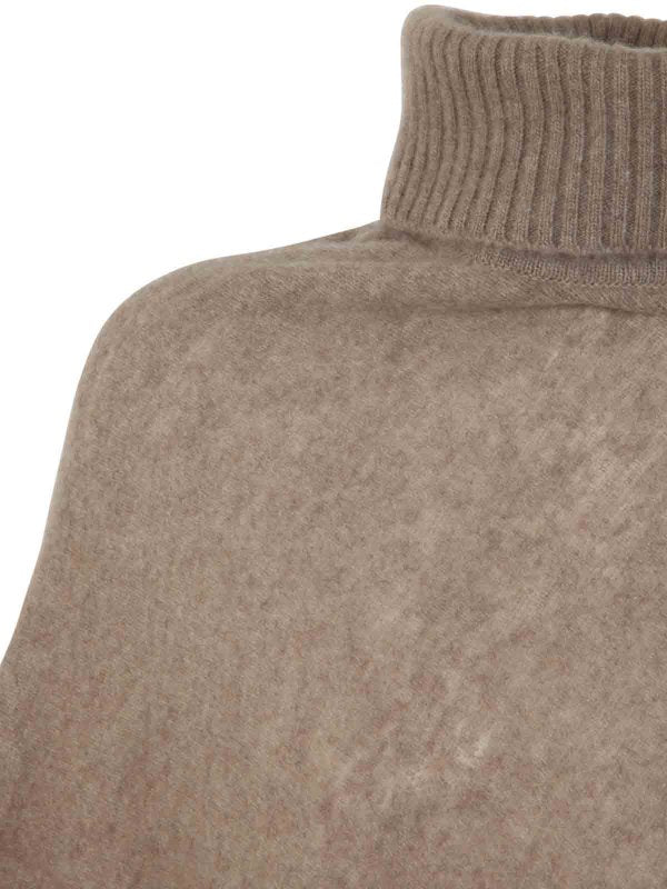 Polo Neck Poncho