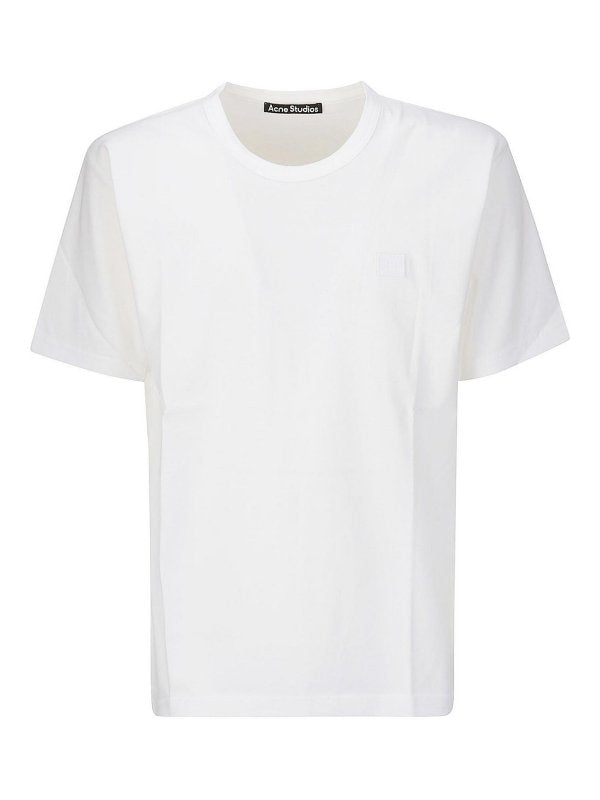 T-shirt In Cotone Bianco