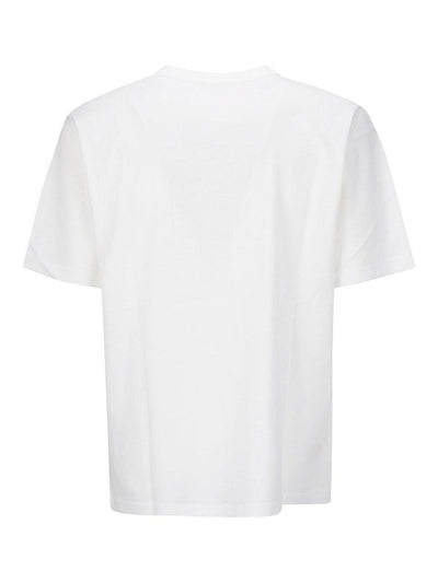 T-shirt In Cotone Bianco