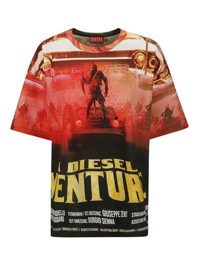 T-shirt Diesel Oversize