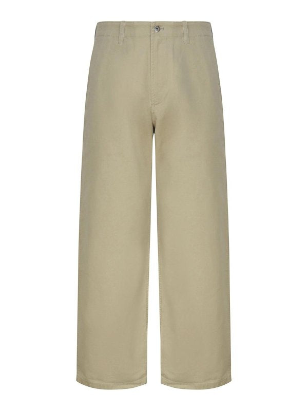 Beige Casual Pants