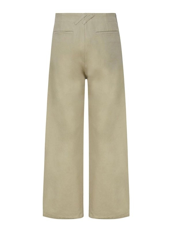 Beige Casual Pants