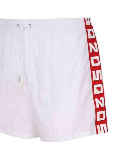 Costume Boxer Midi Con Logo