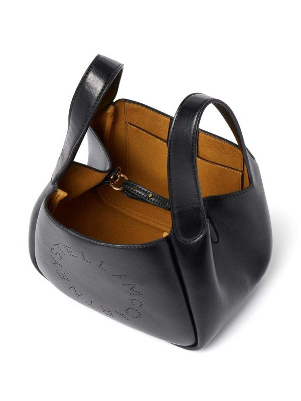 Borsa Tote In Ecopelle Con Logo Stella