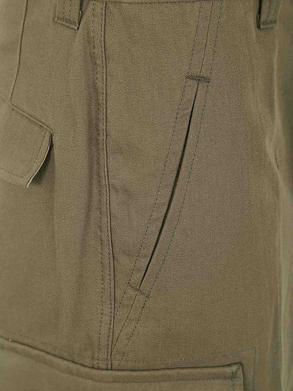 Pantaloni Cargo In Cotone