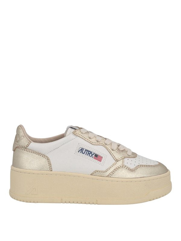 Sneakers Medalist Platform In Pelle