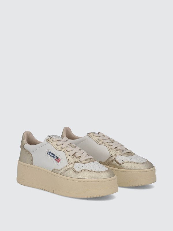 Sneakers Medalist Platform In Pelle