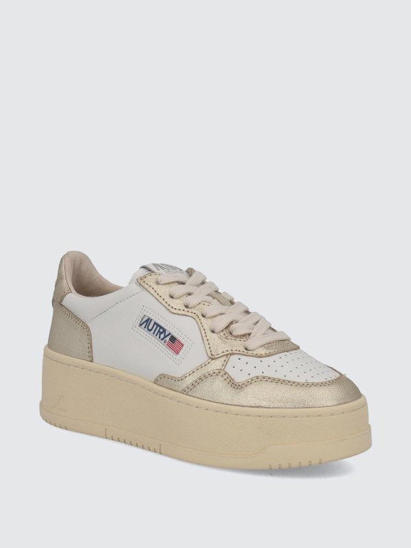 Sneakers Medalist Platform In Pelle