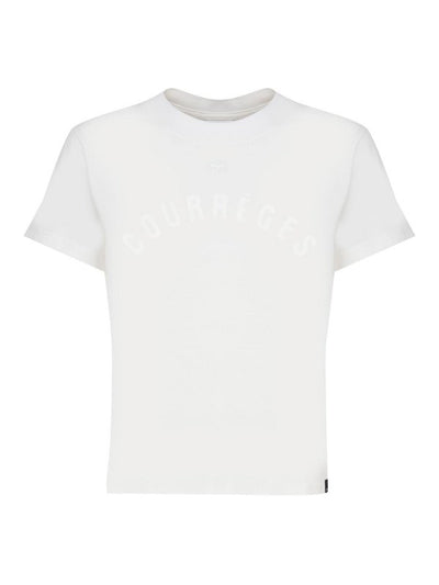 T-shirt In Cotone Con Logo Ton Sur Ton