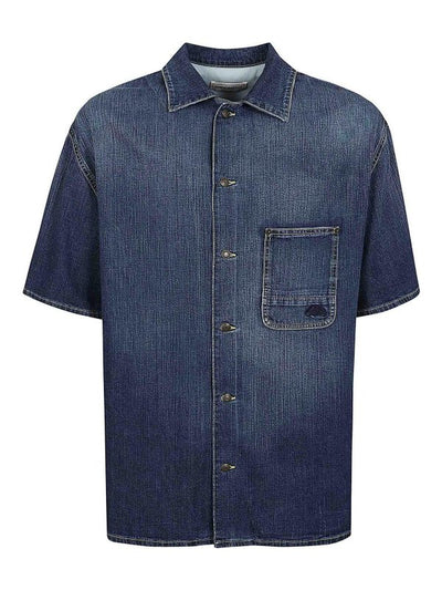 Camicia Hawaiana In Denim