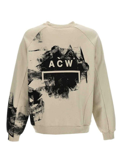 Bone Brushstroke Sweatshirt