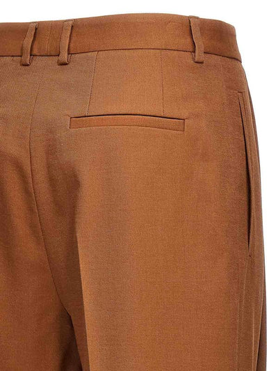 Pantaloni In Gabardina