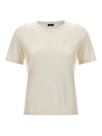 T-shirt In Cashmere Di Seta