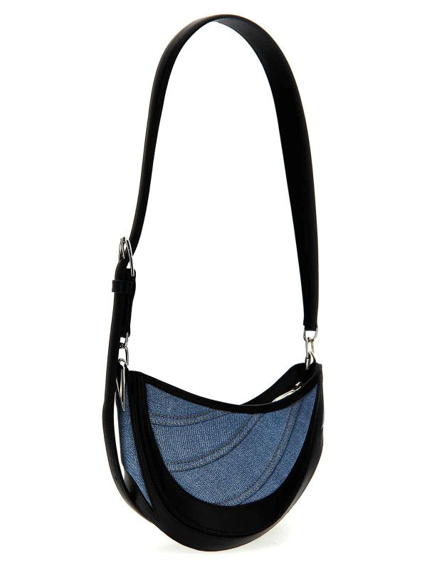 Borsa Small Denim Spiral Curve