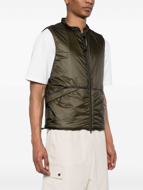 Gilet In Piumino Di Nylon