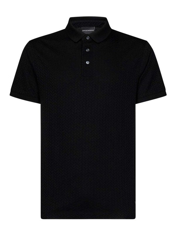 Polo In Jersey Nero