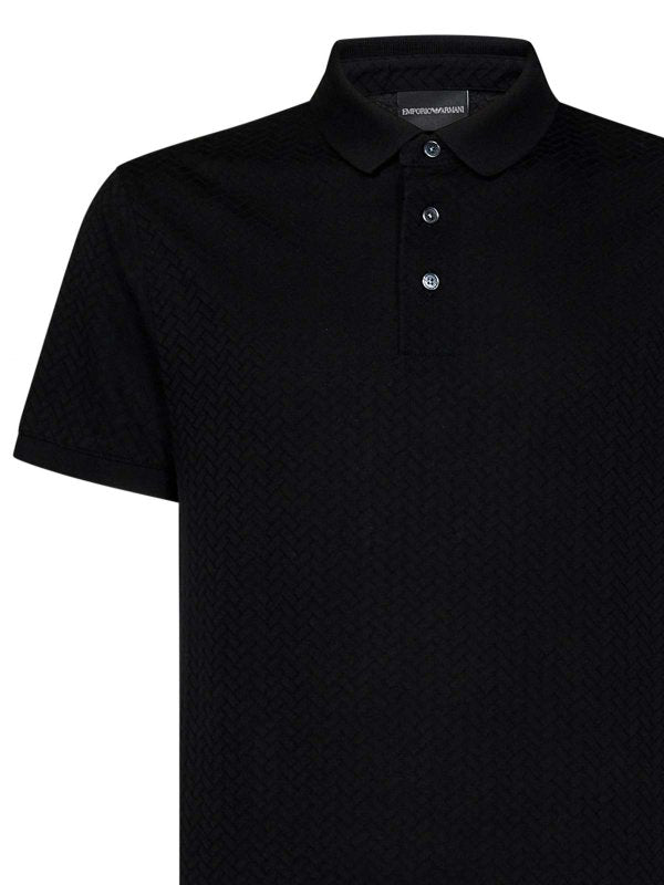 Polo In Jersey Nero