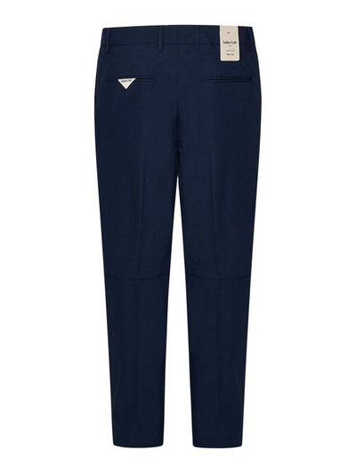 Pantaloni Chino Blu Navy In Cotone Stretch