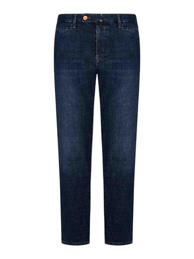 Jeans Sartoriali Slim Fit In Denim