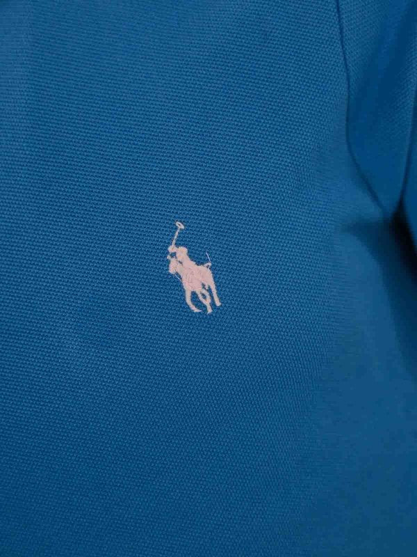Polo In Cotone Con Logo Pony