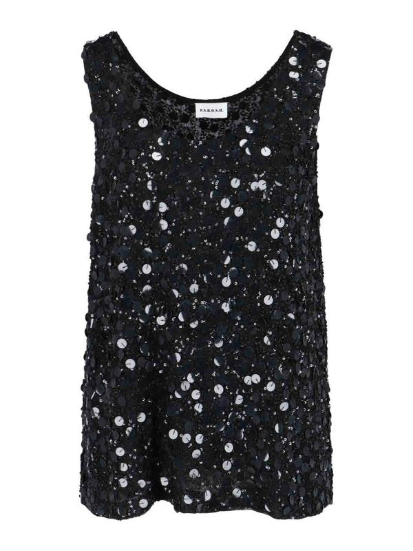 Top Con Paillettes