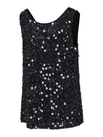 Top Con Paillettes