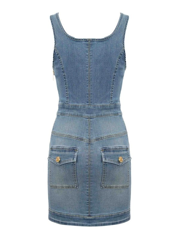 Vestito  Corto In Denim