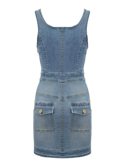 Vestito  Corto In Denim