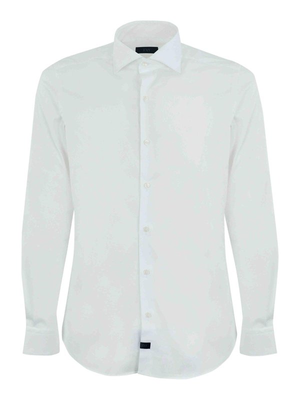 Camicia Con Collo Francese Elasticizzato