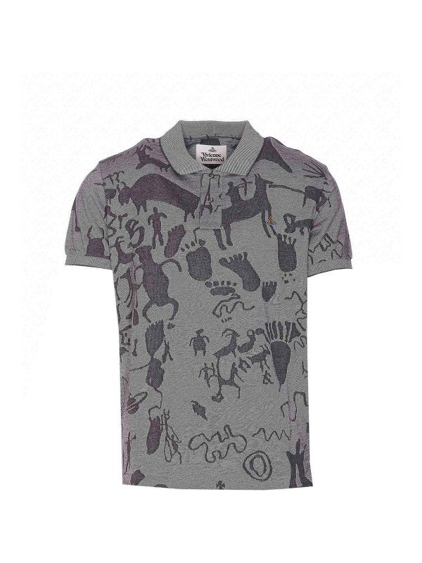 Polo Classica Con Logo Cavemen Orb