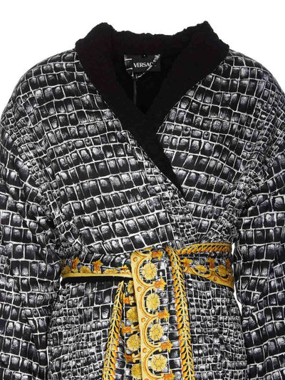 Baroccodile Printed Bathrobe