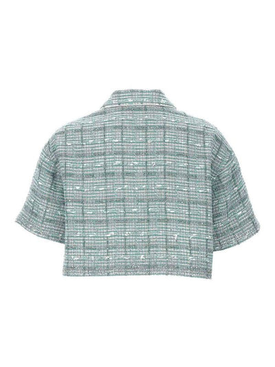 Camicia Corta Con Cristalli