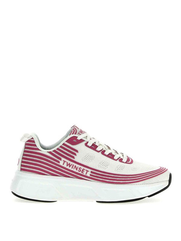 Sneakers In Maglia Elasticizzata