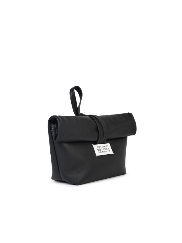 Pochette In Pelle Nero Anice