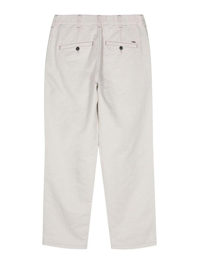 Pantaloni In Misto Cotone E Lino