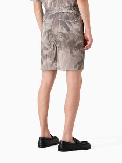 Shorts In Misto Cotone Stampato