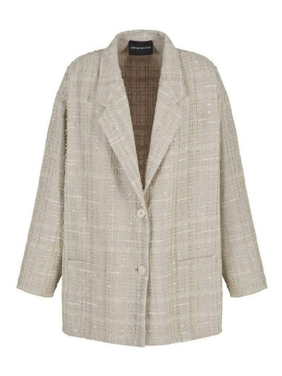 Blazer Monopetto In Cotone