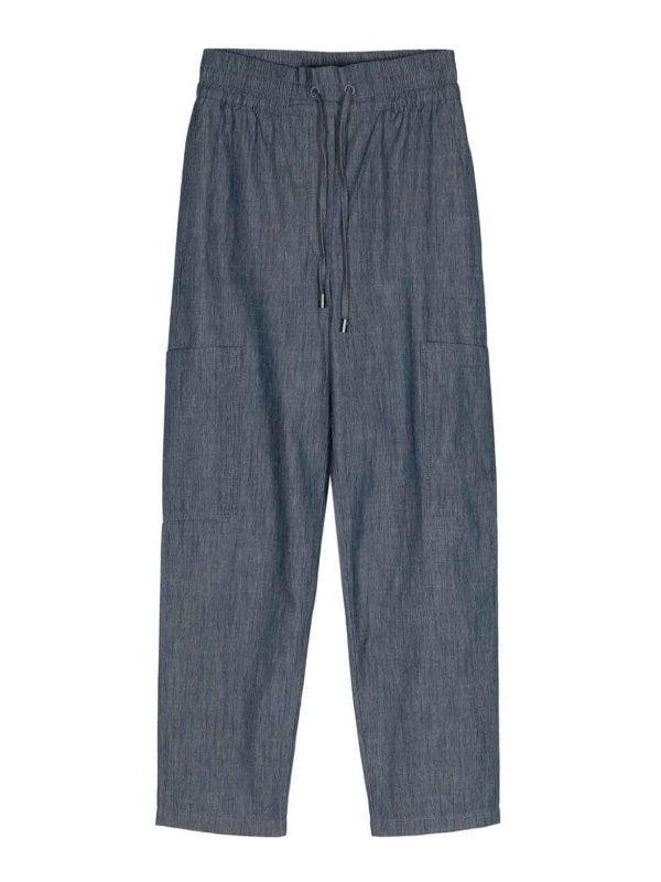 Pantaloni In Cotone Denim