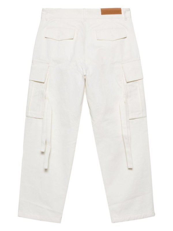 Pantaloni Cargo In Misto Cotone