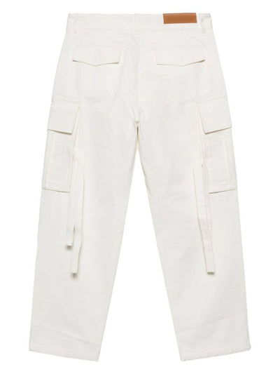 Pantaloni Cargo In Misto Cotone