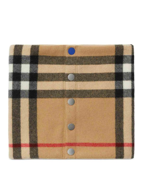 Sciarpa In Cashmere Con Motivo Check