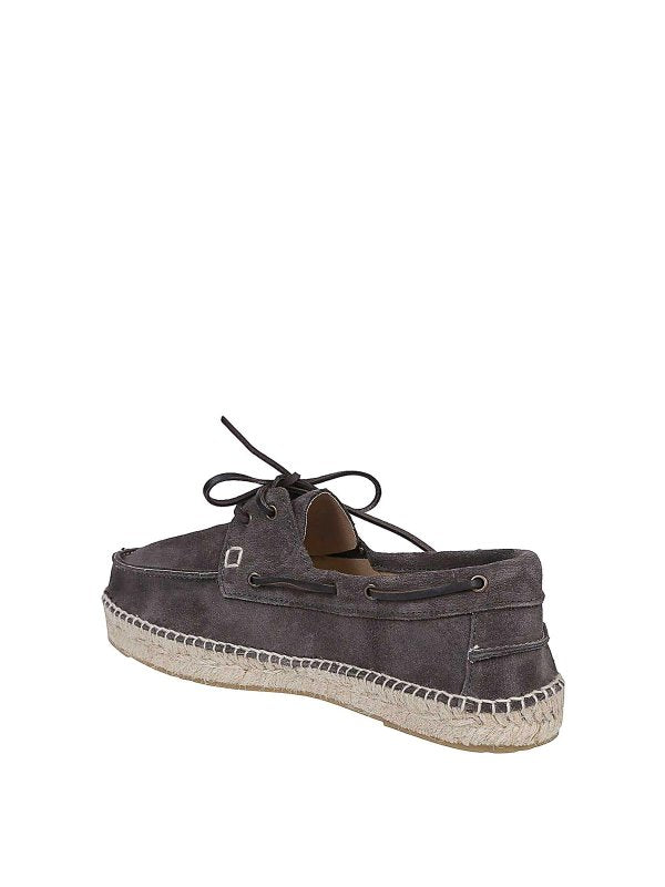 Espadrillas Hamptons In Pelle Scamosciata