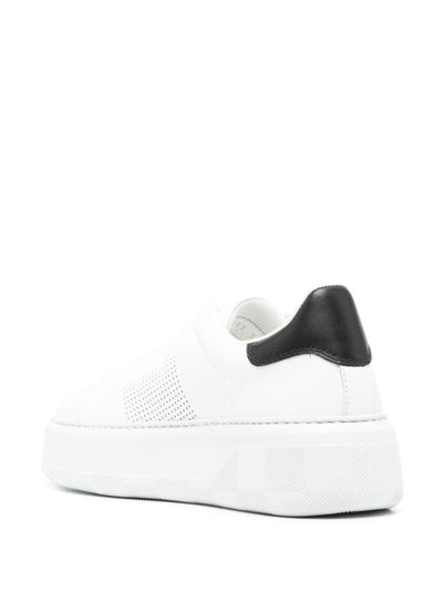 Sneaker In Pelle Chunky Court